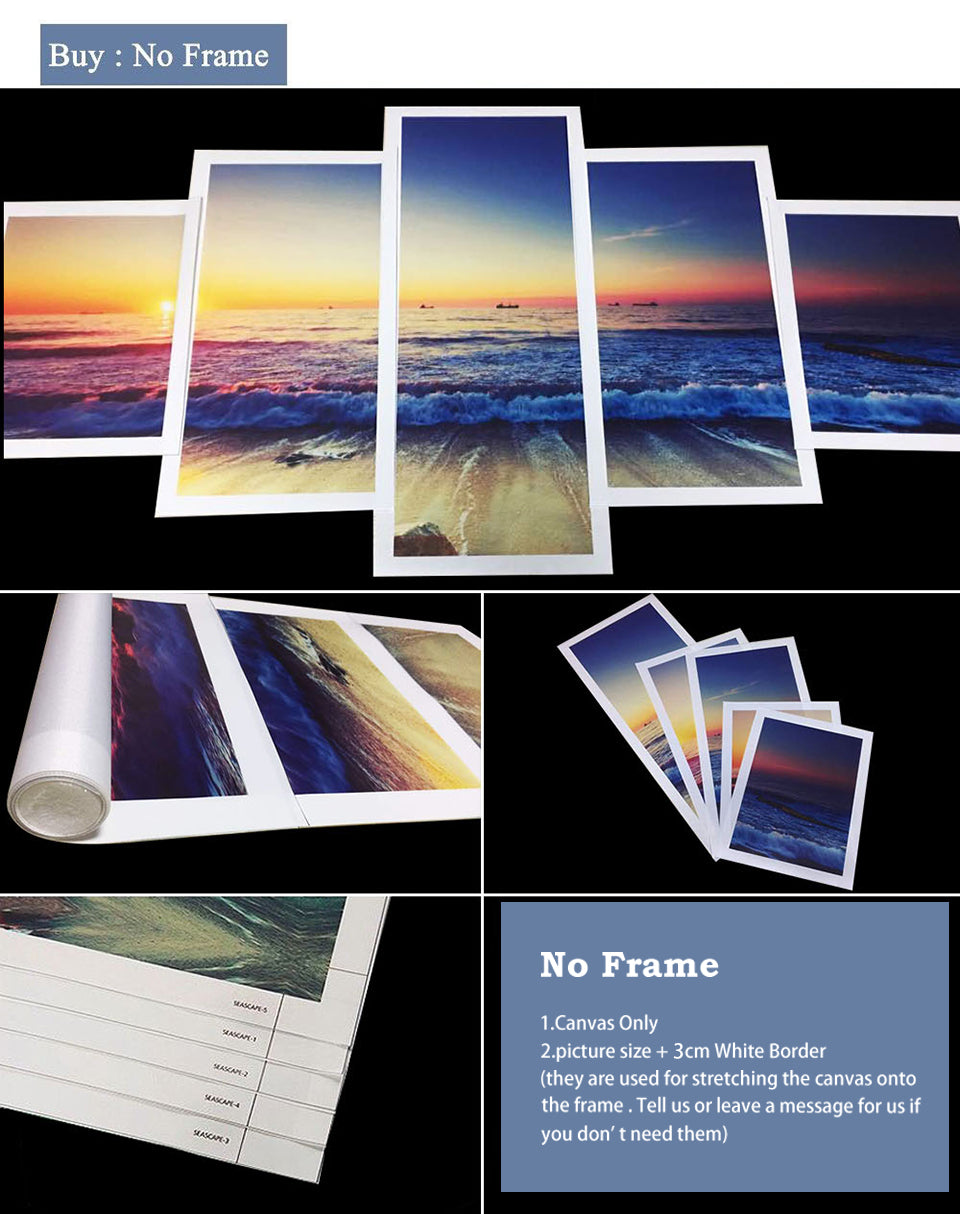Canvas five pictures