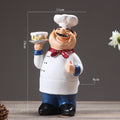 Resin Chef Restaurant Chef Statue Home Kitchen