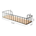 Storage And Finishing Racks On Decorative Walls