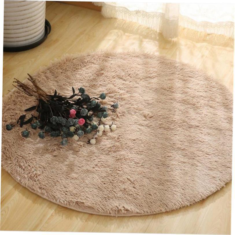 Fluffy Round Rug Carpets For Living Room Decor