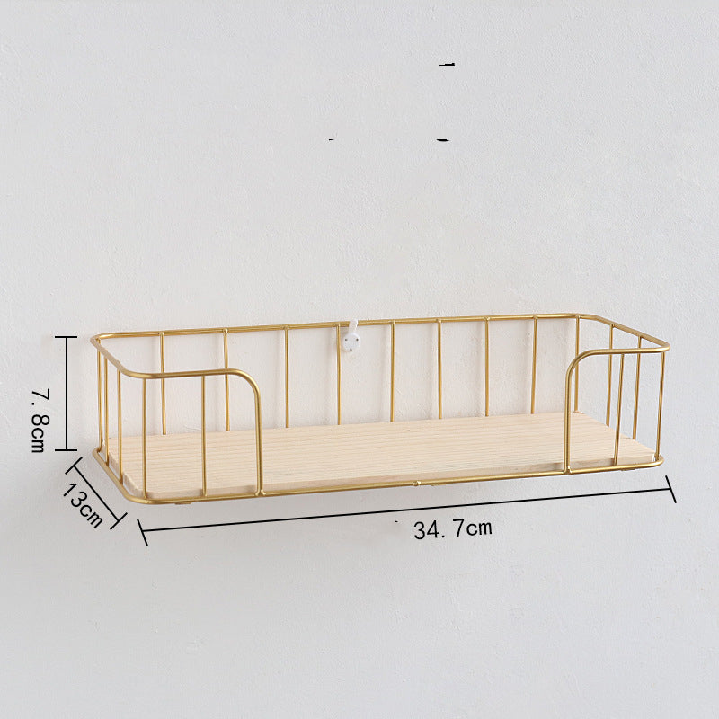 Storage And Finishing Racks On Decorative Walls