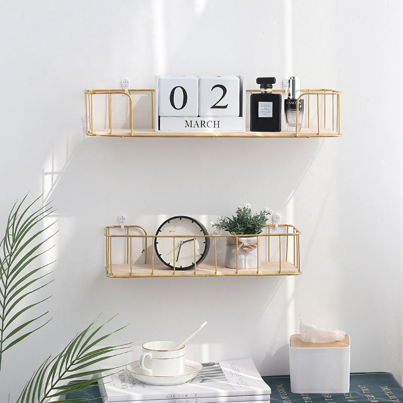 Storage And Finishing Racks On Decorative Walls